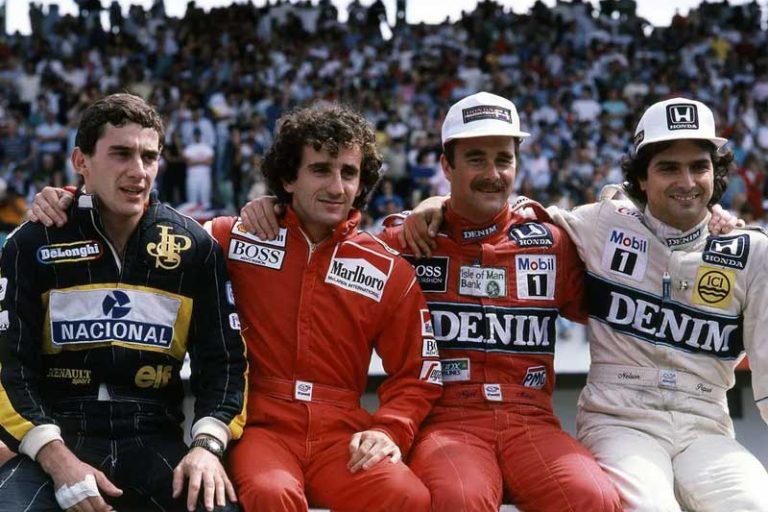Senna, Prost, Mansell e Piquet, esses caras faziam muita análise competitiva