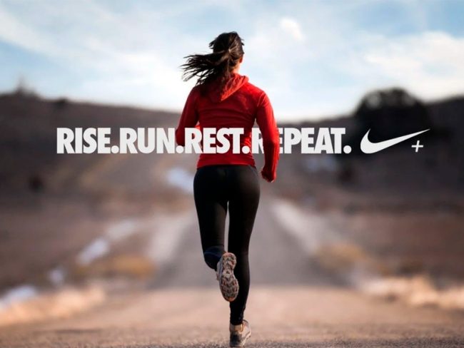 narrativa-de-marketing Imagem publicitária da Nike que mostra o poder da Narrativa de Marketing